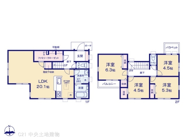 町田市成瀬台１丁目の新築一戸建
