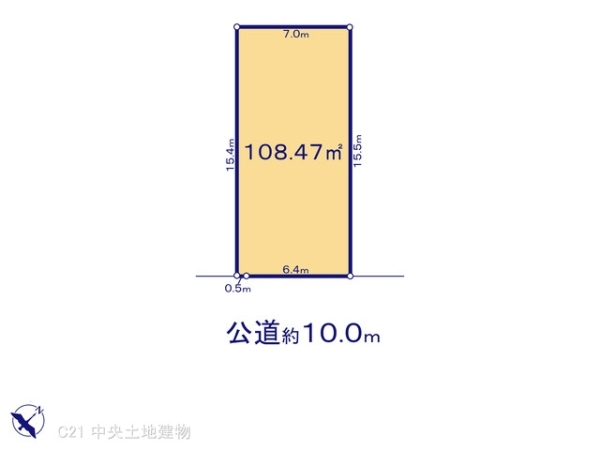町田市大蔵町の売土地