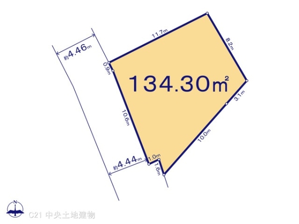 町田市南大谷７丁目の売土地