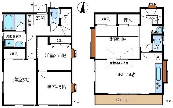 春日部市大枝の中古一戸建