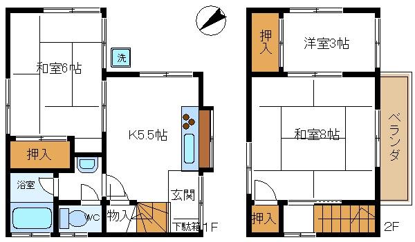 春日部市一ノ割１丁目の中古一戸建て