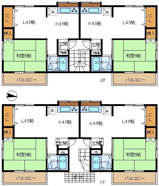 ベルベデ-ル下山(間取り)