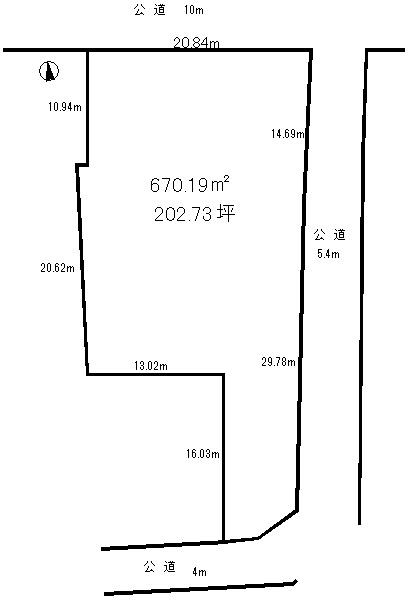 越谷市大字大杉の土地