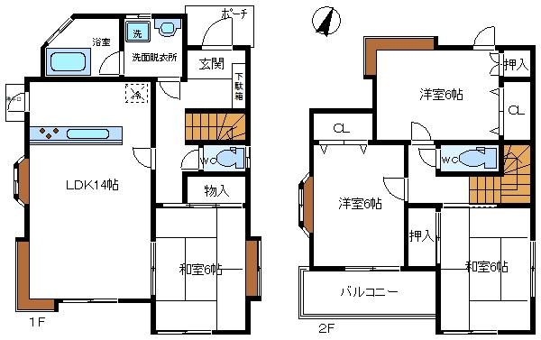 春日部市本田町２丁目の中古一戸建