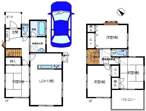 越谷市七左町６丁目の中古一戸建