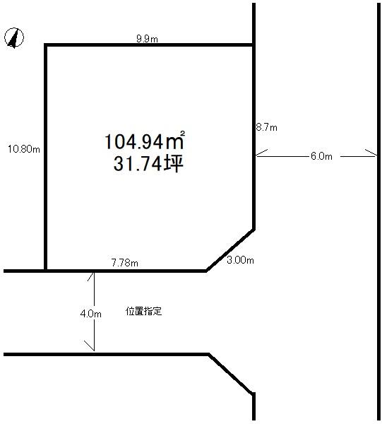 越谷市東大沢３丁目の土地