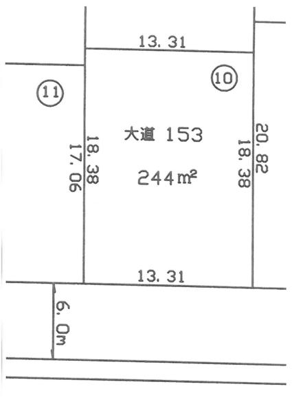 越谷市大字大道の売土地