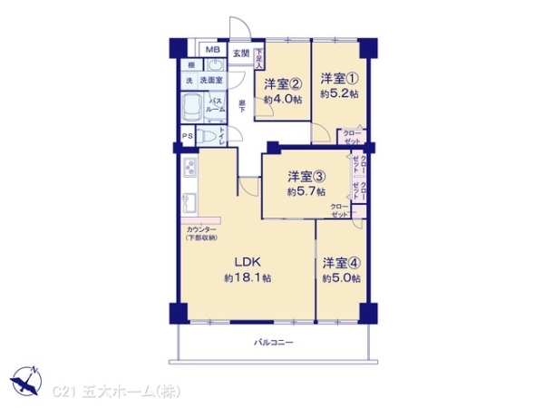 なぎさニュータウン四号棟