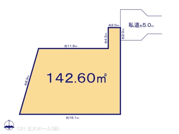 松戸市中和倉の売土地