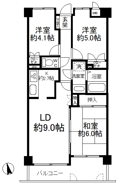 クレセール北小金