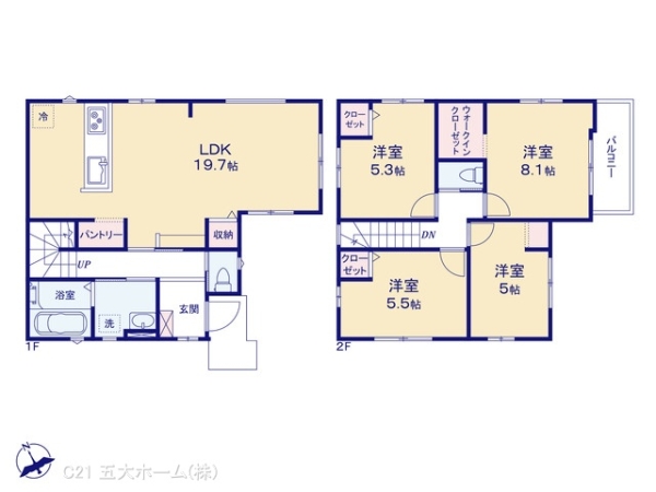 松戸市八ケ崎６丁目の新築一戸建