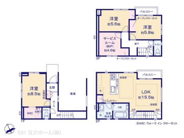 市川市南八幡１丁目の新築一戸建