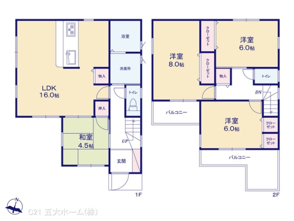 野田市宮崎の新築一戸建