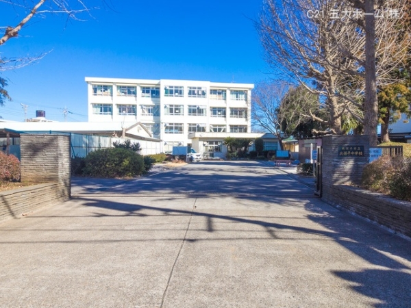 我孫子市青山の土地(我孫子市立我孫子中学校)