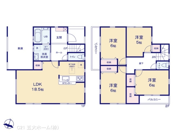 三郷市彦倉１丁目の新築一戸建