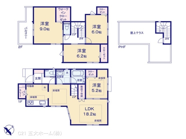 松戸市六実５丁目の新築一戸建