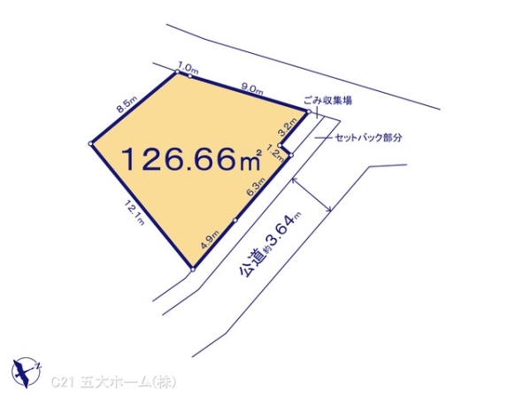 松戸市和名ケ谷の売土地