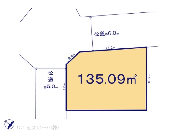 三郷市戸ケ崎５丁目の売土地