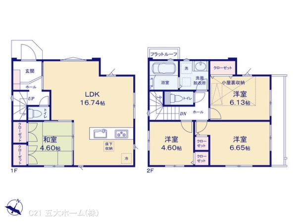 市川市中山２丁目の新築一戸建