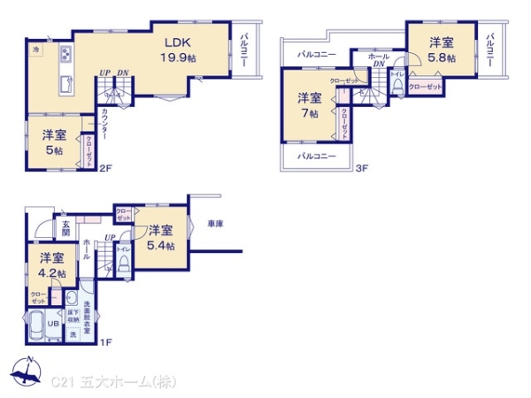葛飾区堀切６丁目の新築一戸建