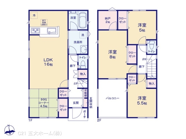 野田市七光台の新築一戸建