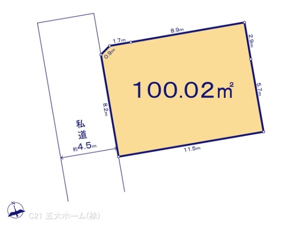 市川市菅野２丁目の売土地