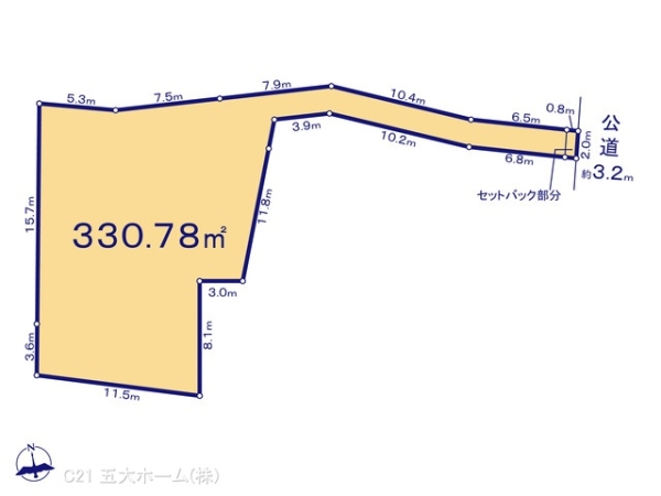 市川市八幡６丁目の土地