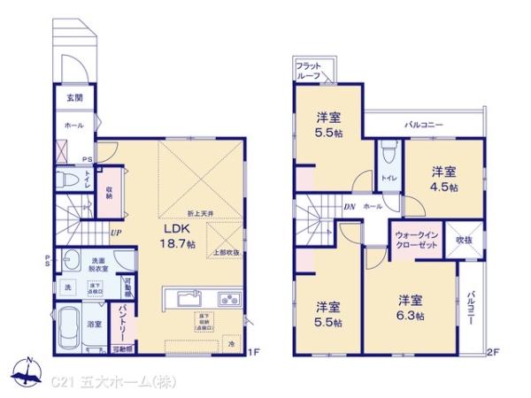 市川市宮久保１丁目の新築一戸建