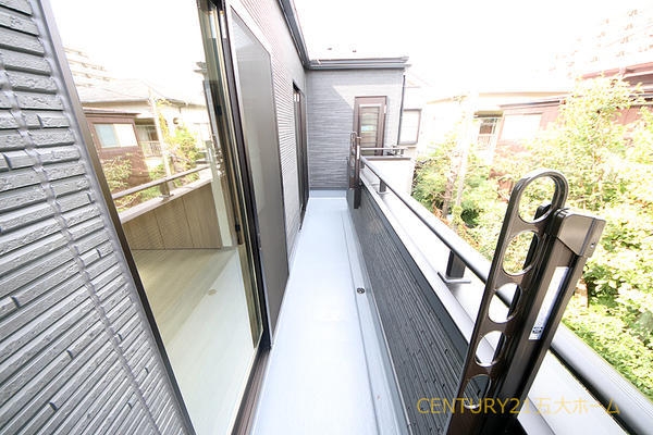 松戸市東平賀2期(バルコニー)