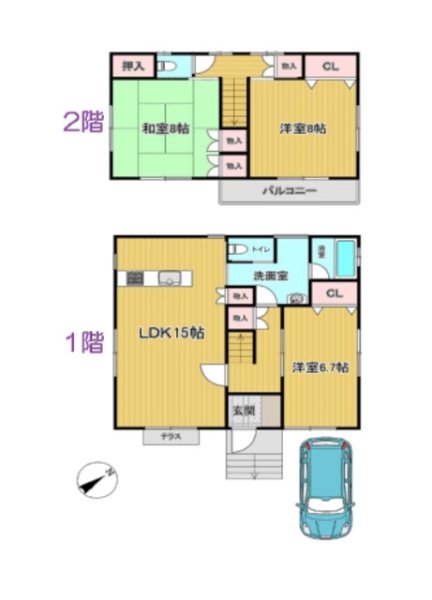 柏市手賀の杜５丁目の中古一戸建