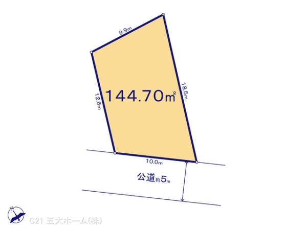 柏市松ケ崎の土地