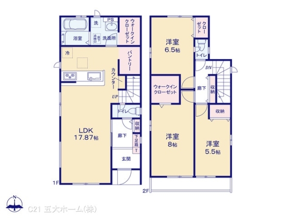 松戸市三矢小台５丁目の新築一戸建
