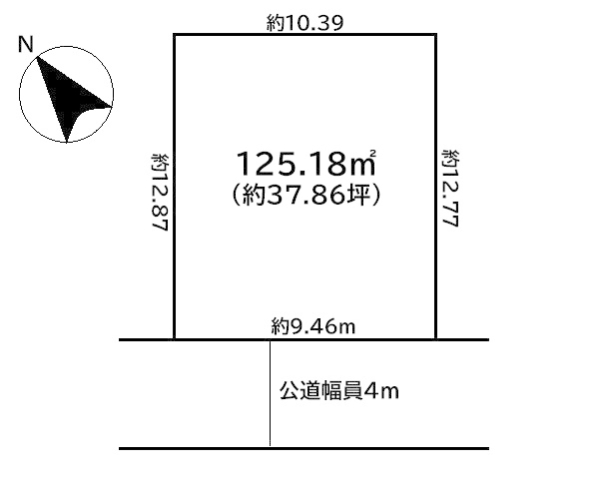 松戸市幸田５丁目　土地