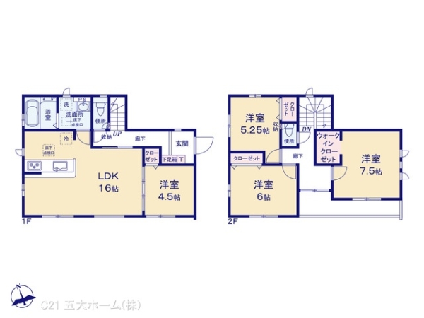 柏市花野井の新築一戸建