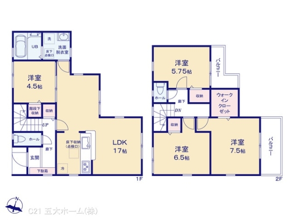 葛飾区西水元４丁目の新築一戸建