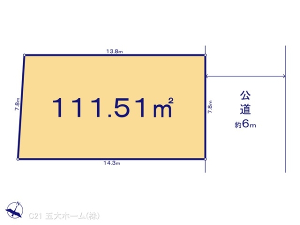 松戸市上本郷の売土地