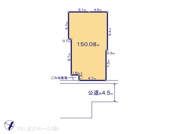 市川市柏井町３丁目の売土地