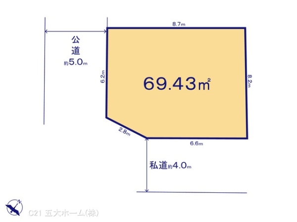 葛飾区新宿１丁目の売土地