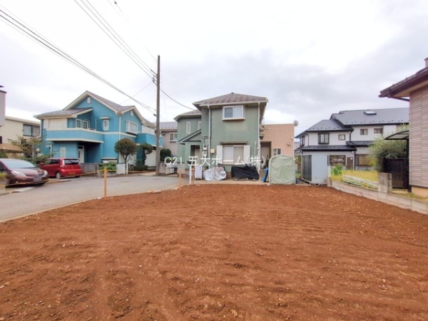 柏市花野井の土地(現地土地写真)