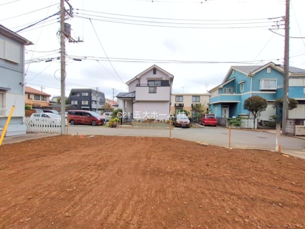 柏市花野井の土地(現地土地写真)