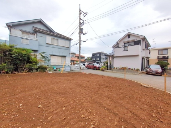 柏市花野井の土地(現地土地写真)