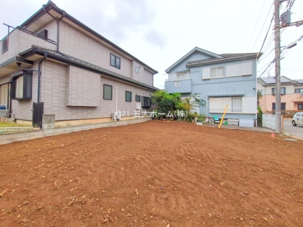 柏市花野井の土地(現地土地写真)