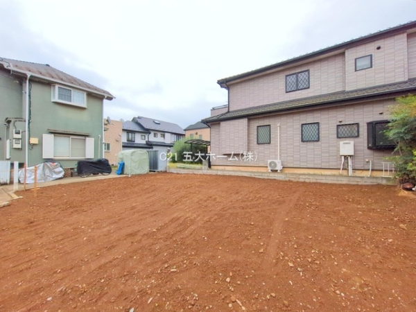 柏市花野井の土地(現地土地写真)
