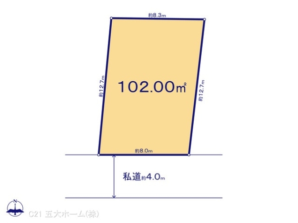 流山市大字東深井の売土地