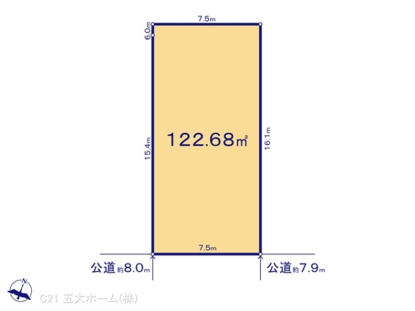 松戸市小金原７丁目の売土地