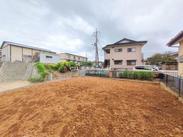 流山市大字西深井の土地(現地土地写真)