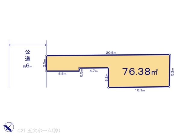 市川市福栄１丁目の土地