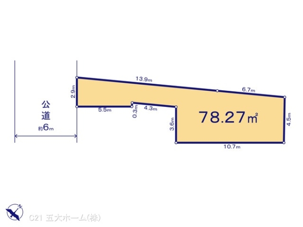 市川市福栄１丁目の売土地