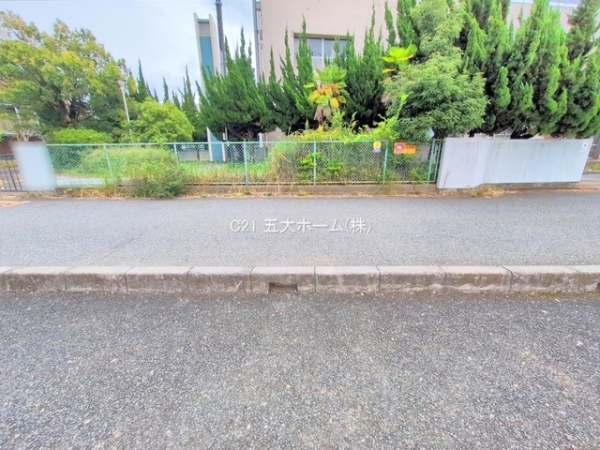 松戸市小山の土地(現地土地写真)
