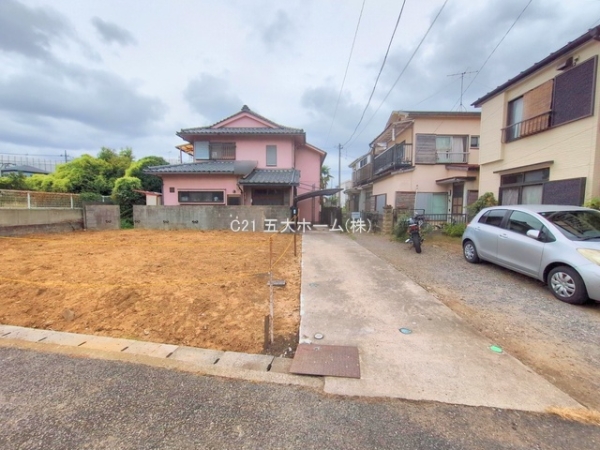 松戸市小山の土地(現地土地写真)